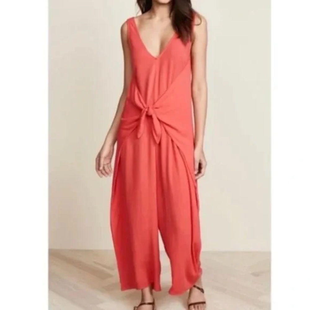Mara Hoffman Front Tie Jumpsuit - Size S (fits S/M)